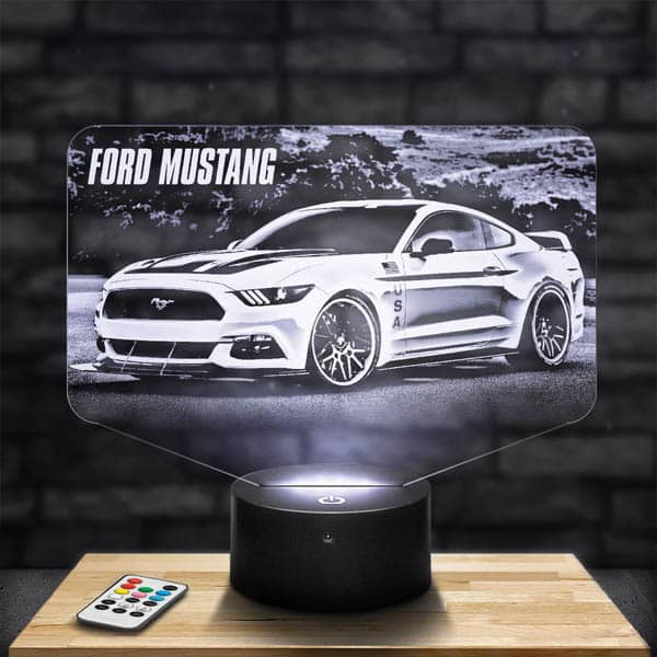 Lampe personnalisée découpe rectangle