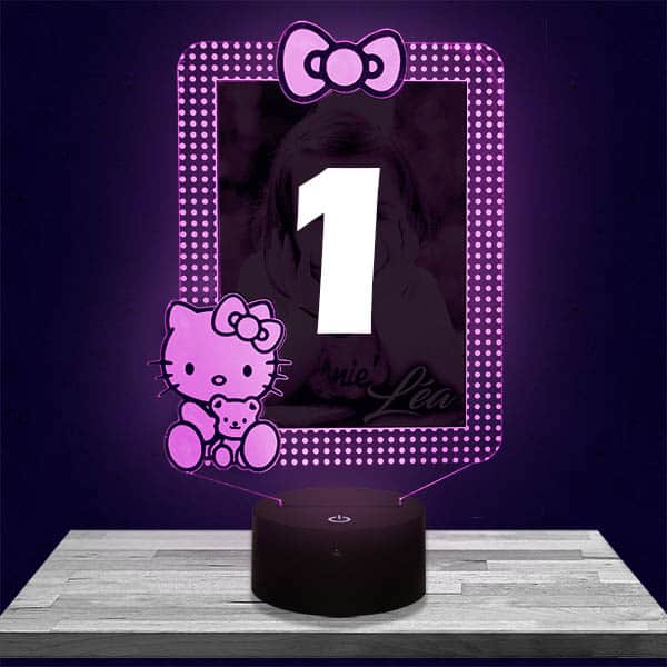 Customised kid's Night Light Hello Kitty