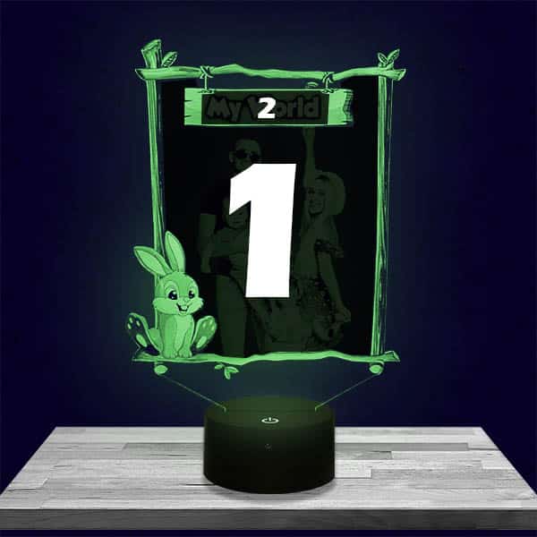Customised kid's Night Light Rabbit