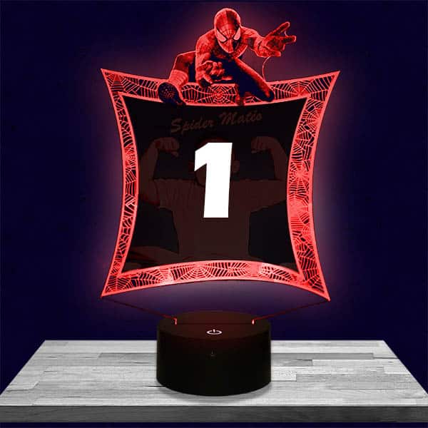 Customised kid's Night Light Spiderman