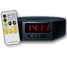7 colours LED Clock Base + remote control (€28)