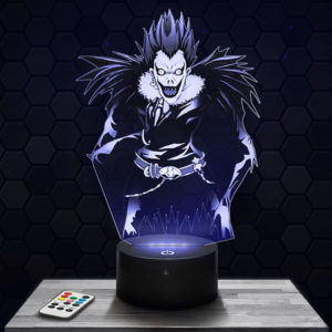 Lampe 3D Ryuk - Death Note avec socle au choix !