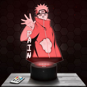 Lampe 3D Naruto - Pain avec socle au choix !