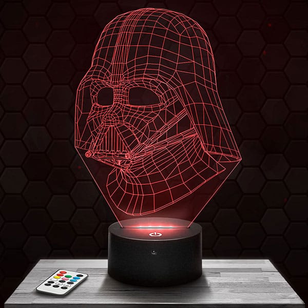 lampe-3d-star-wars-dark-vador Lampe 3D Star Wars Dark Vador avec socle au choix !