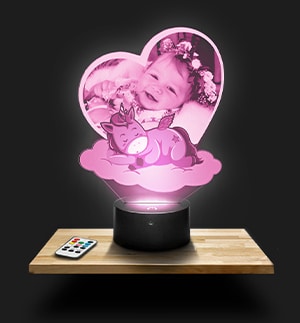 Your photo night light