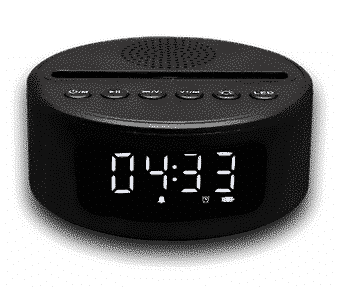 Top of the Range 7 colours Bluetooth Speaker / Black Alarm Clock base (38€)