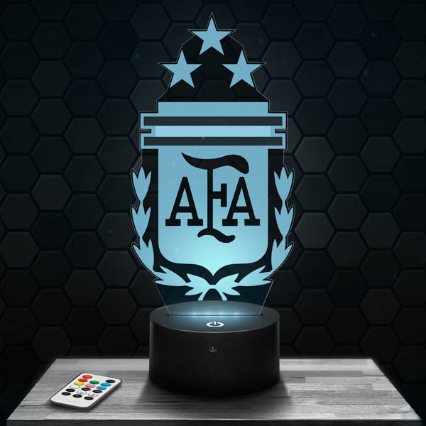 lampe-3d-logo-argentine-football-600