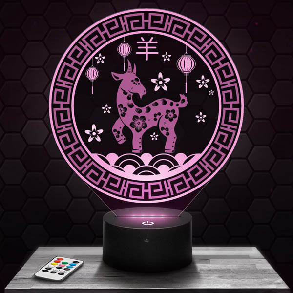 lampe-3d-signe-astologique-chinois-chevre-600