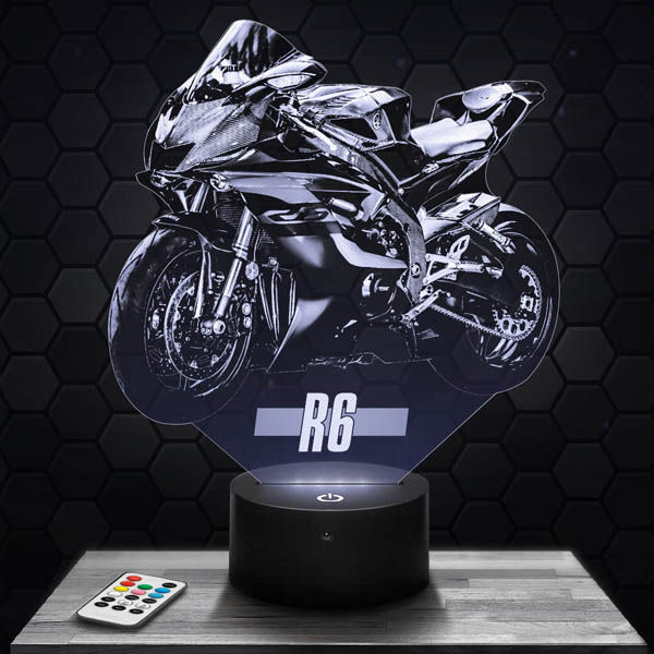 lampe-3d-yamaha-r6-moto-600