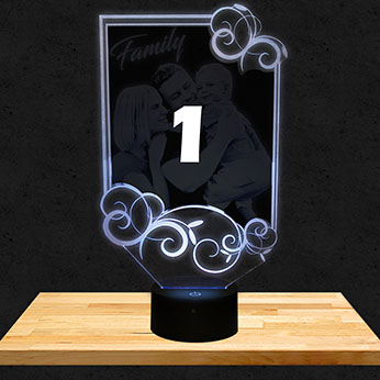 Customised Lamp Rectangle Ornaments