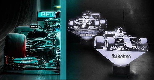 Lampes 3D Formule1 F1