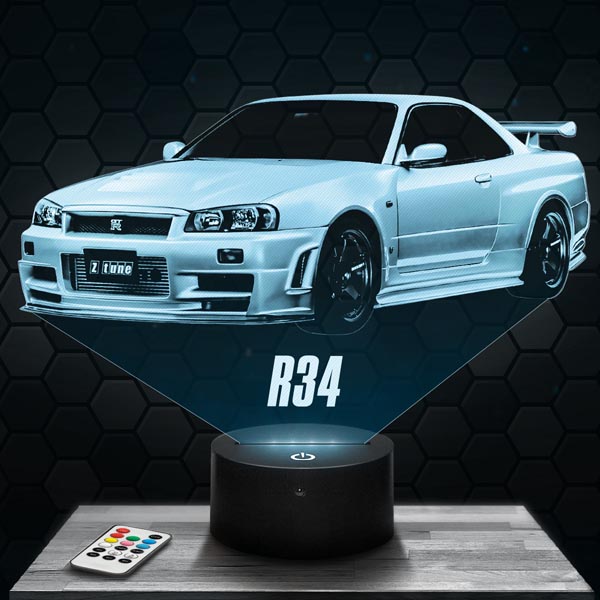 lampe-3d-nissan-skyline-gtr-r34