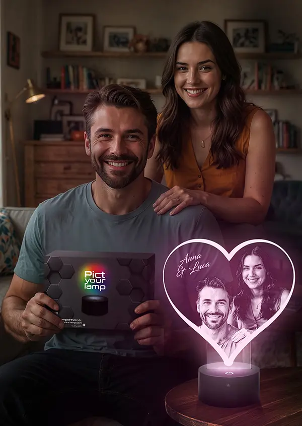 Lampe Photo Personnalisée Couleur