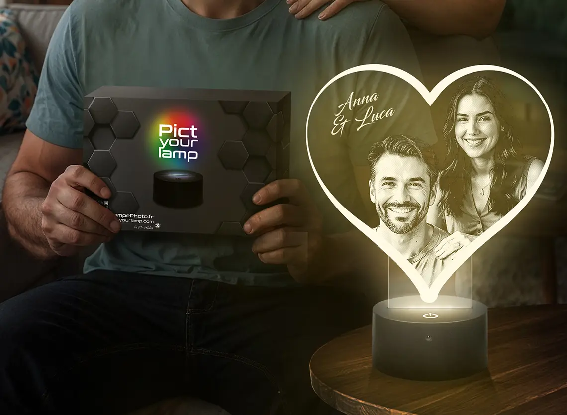 Lampe Photo Personnalisée Couleur