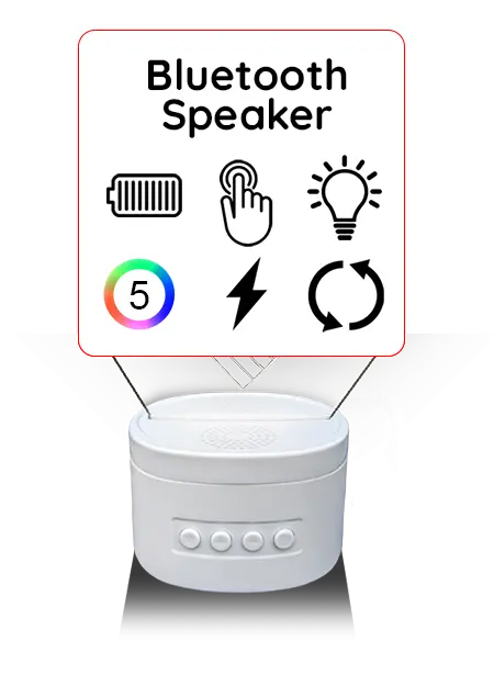 socle lampe bluetooth